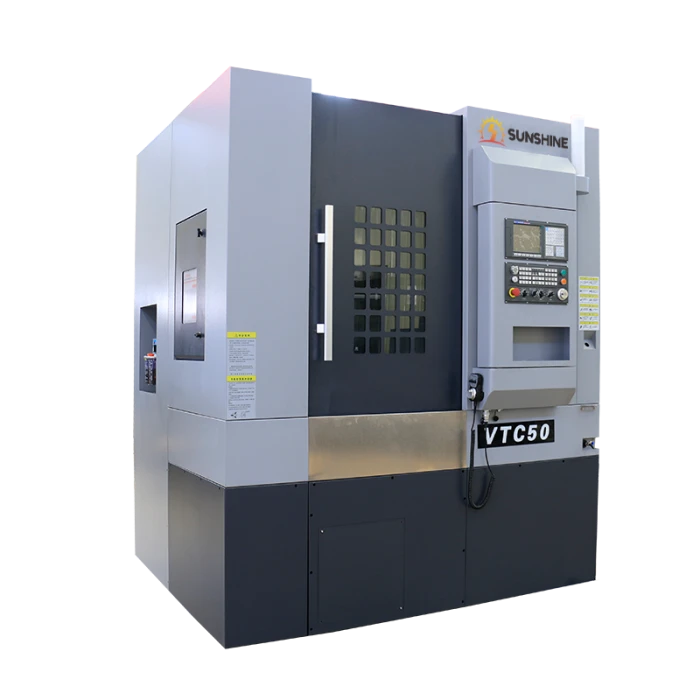 Vtc50 CNC Vertical Lathe Disc Processing Turning